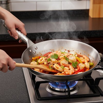 Poele wok 